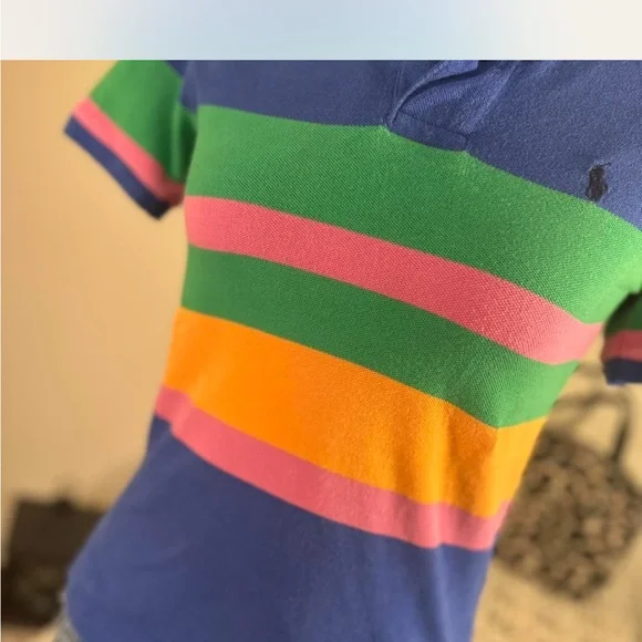 Polo by Ralph Lauren Classic Blue Polo Shirt - Picture 3 of 5